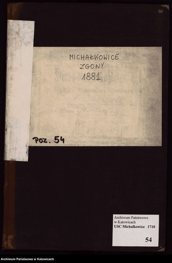 Obraz 2 z jednostki "[Księga zgonów za rok 1881, nr 1-52]"
