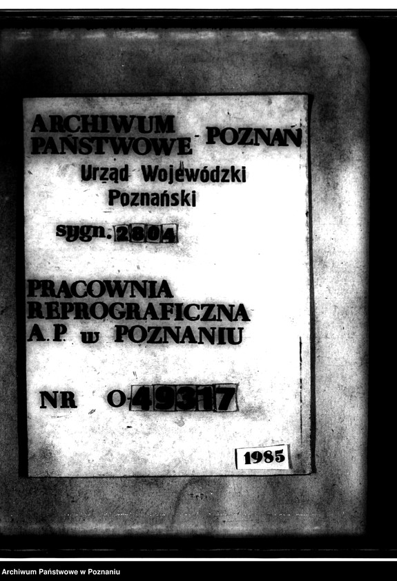 Obraz 16 z jednostki "/Księga kontroli prac parcelacji prywatnej/ powiatu średzkiego/"