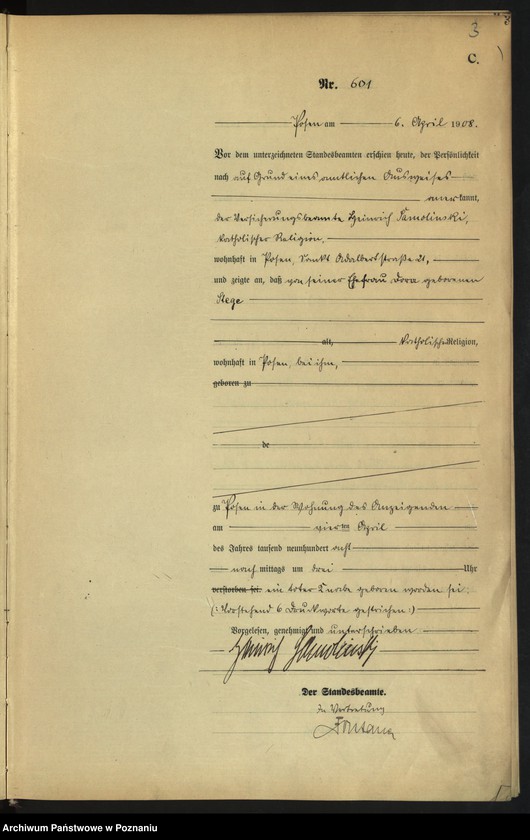 Obraz 5 z jednostki "Księga miejscowa zgonów tom II [Rejestr główny zgonów]"