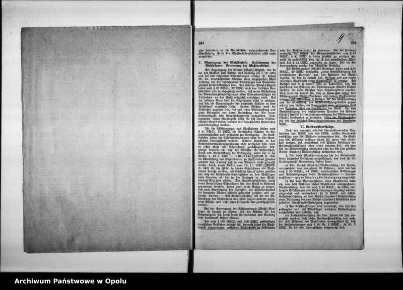 Obraz 13 z jednostki "Reichstags - und Landtags - Wahl 20 Mai 1928"