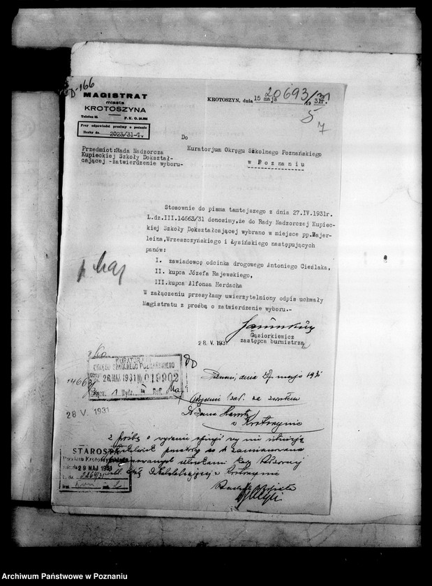 Obraz 10 z jednostki "Szkoła Dokształcająca Kupiecka - Krotoszyn"