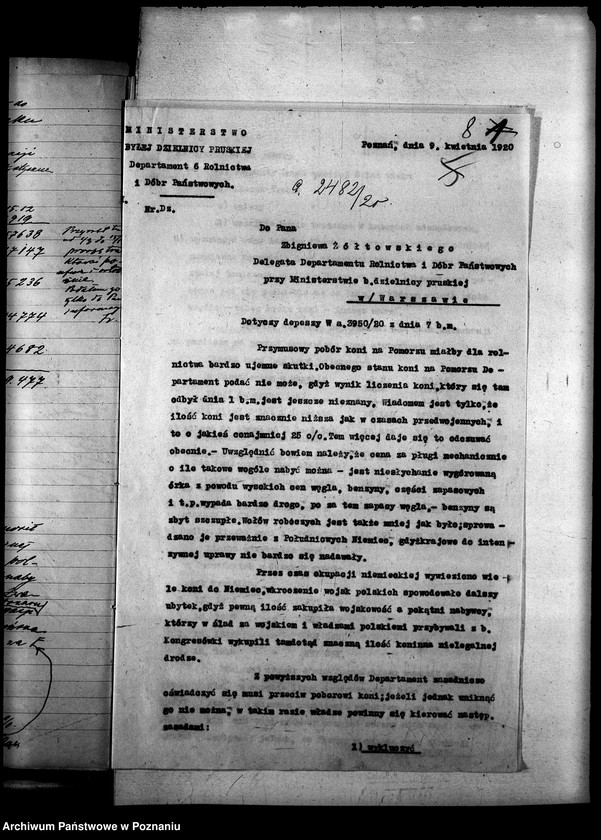 image.from.unit.number "Rekwizycje koni, rok 1920 Najazd bolszewicki"