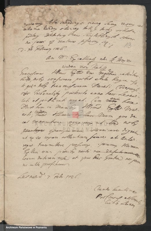 Obraz 14 z jednostki "Księga radziecka - korespondencja; język niemiecki, polski, łaciński"