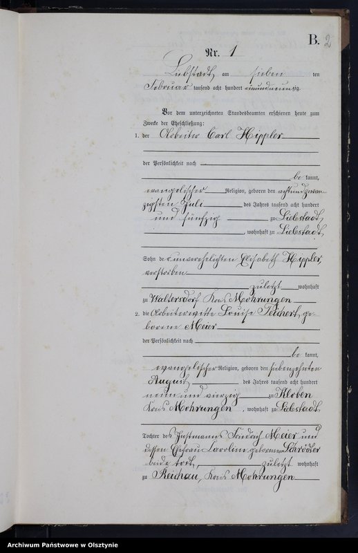 image.from.unit.number "Heiraths-Neben-Register Nr 1 - 14"