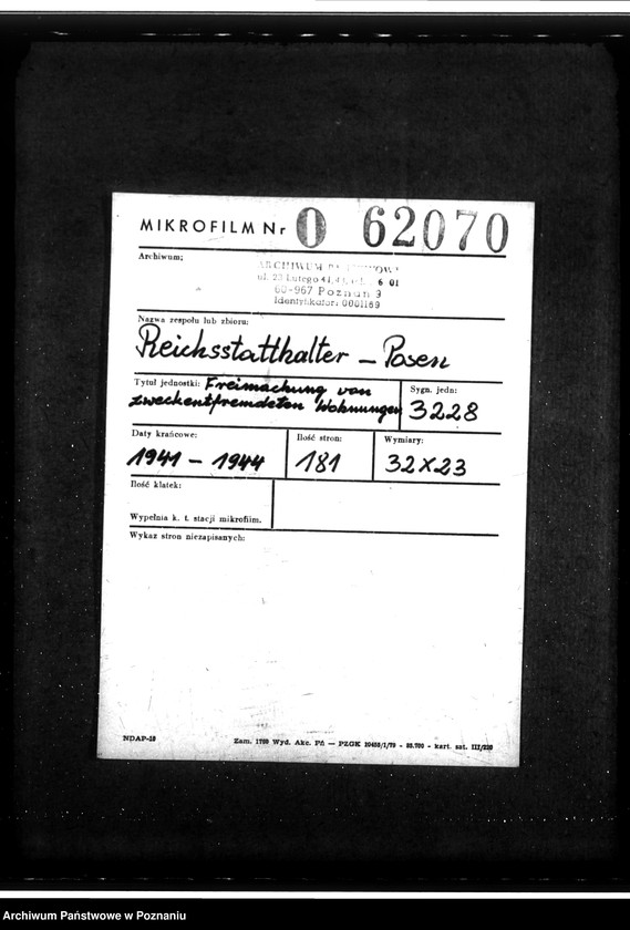 Obraz 2 z jednostki "Freimachung von zweckentfremdeten Wohnungen"