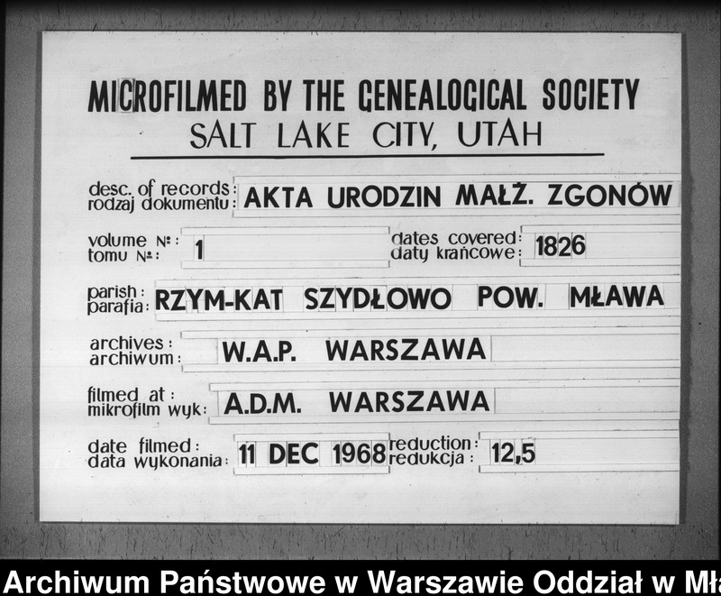image.from.unit.number "Akta urodzeń, małżeństw i zgonów"