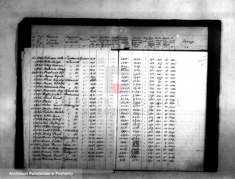 Obraz 6 z jednostki "Zestawienie podań dłużników rentowych o ulgi z art. 16/Dz.U.R.P. poz. 842/34"