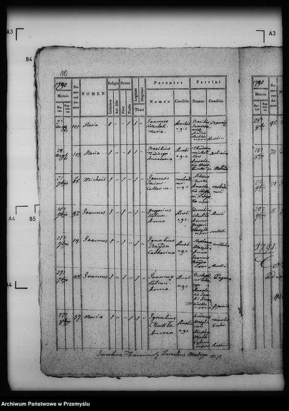 Obraz 14 z jednostki "[Kopie ksiąg metrykalnych parafii Modrycz z filią Solec (dekanat Drohobycz)]"
