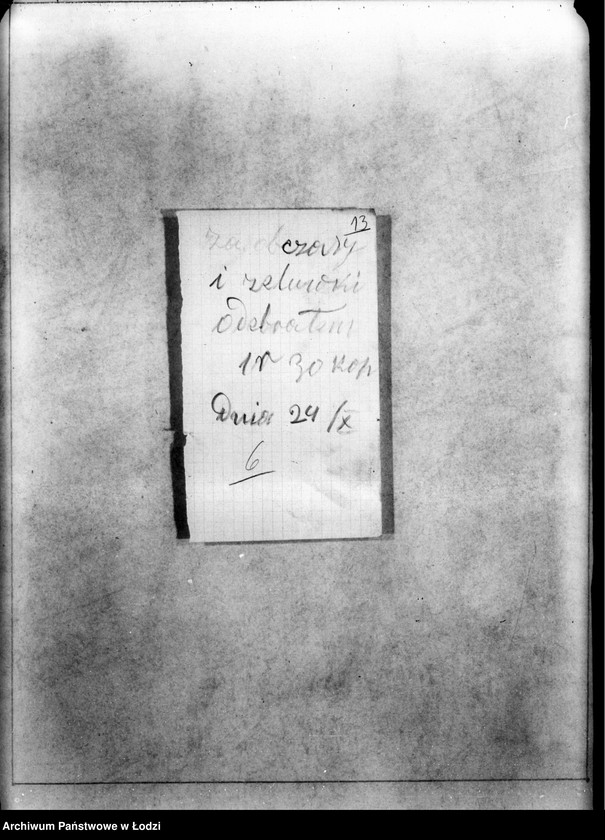 Obraz 16 z jednostki "Raporty kasowe Milicji Obywatelskiej dzielnica II"