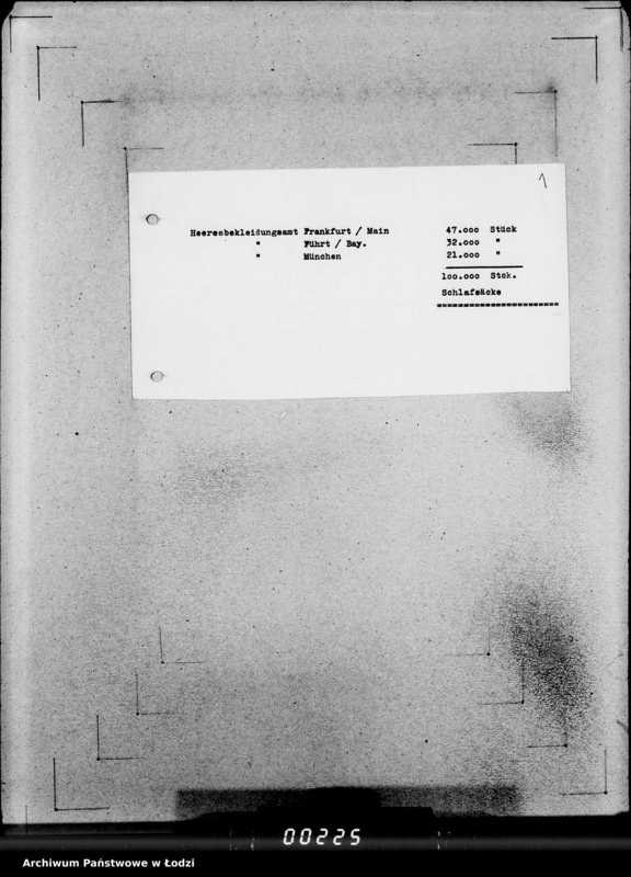 Obraz 5 z jednostki "297 Schlafsäcke. Auslieferungen"