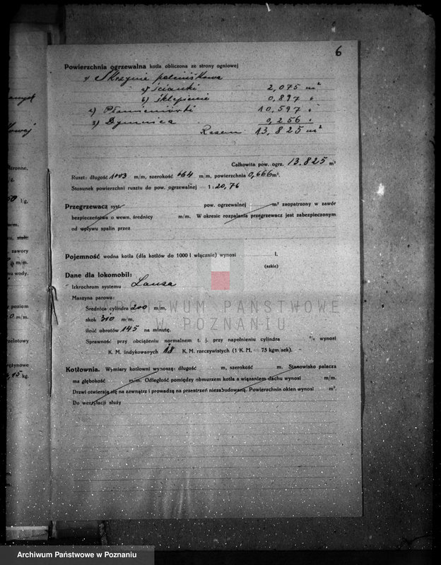 Obraz 10 z jednostki "Fabryka maszyn Nitsche i Ska w Poznaniu nr woj. kotła 164"