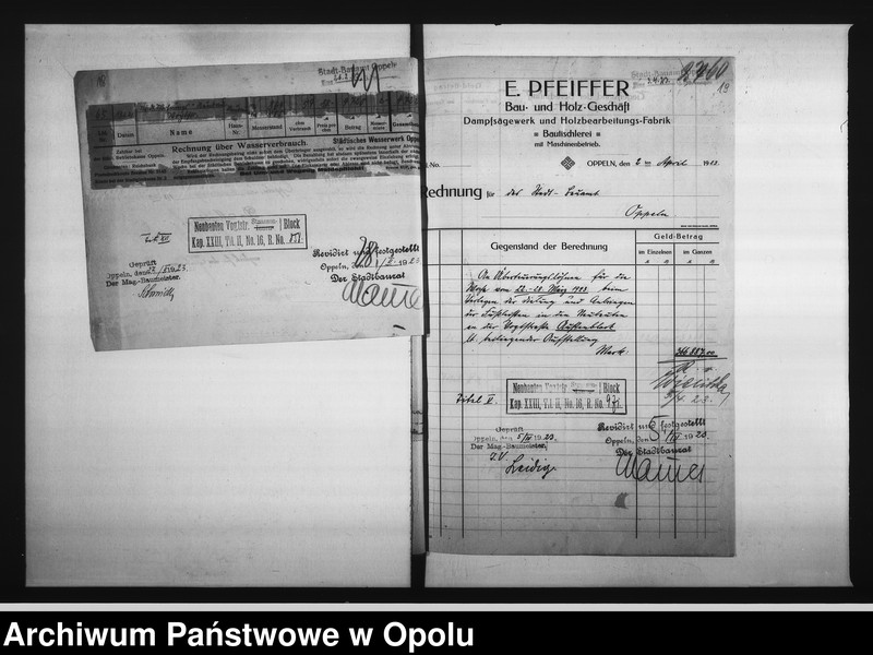 Obraz 15 z jednostki "[Rachunki urzędu budowlanego]"