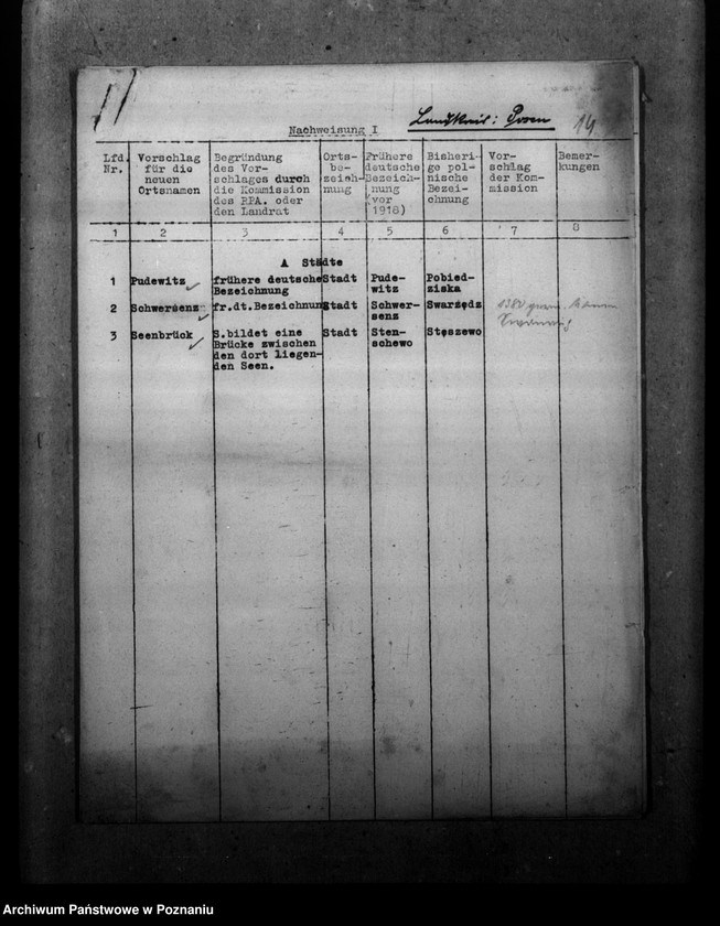 Obraz 18 z jednostki "Zmiany nazw miejscowości w powiecie poznańskim"