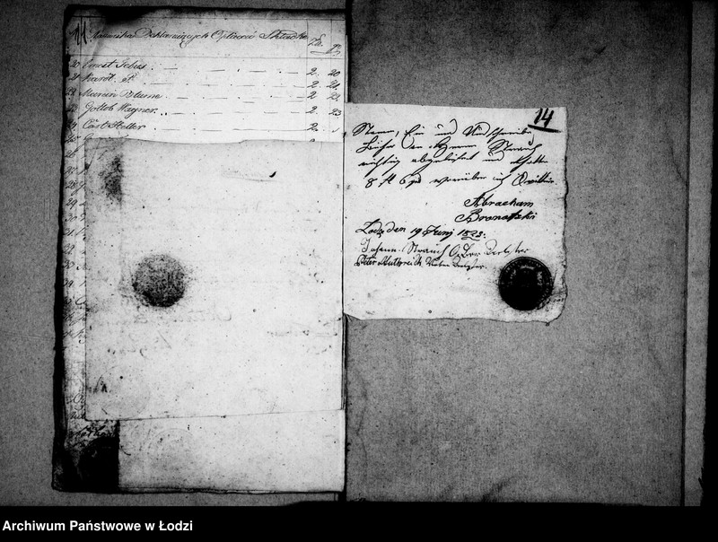 Obraz 12 z jednostki "Akta tyczące się rachunków cechu sukienniczego z fundacji skrzynki rzemieślniczej tegoż cechu"