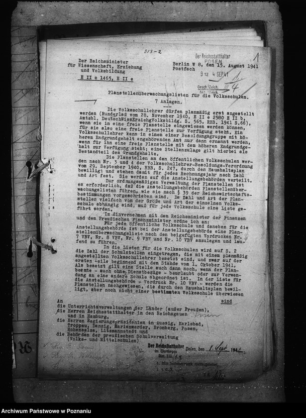 Obraz 5 z jednostki "Planstellenüberwachungslisten"