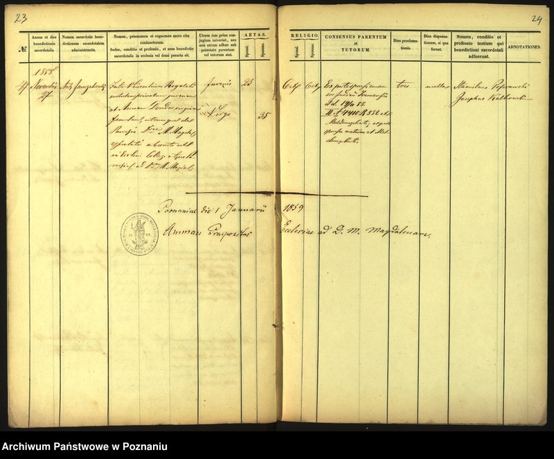 Obraz 15 z jednostki "Księga małżeństw"