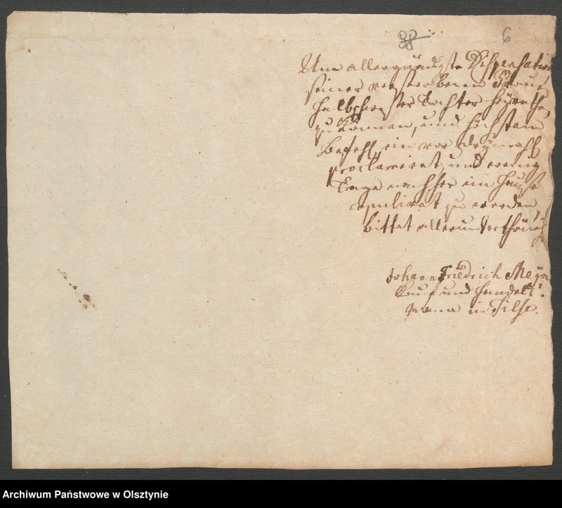 image.from.unit.number "Den Aufbau eines Stalles bei der Pfarr=Wohnung in Lahna [Łyna]"