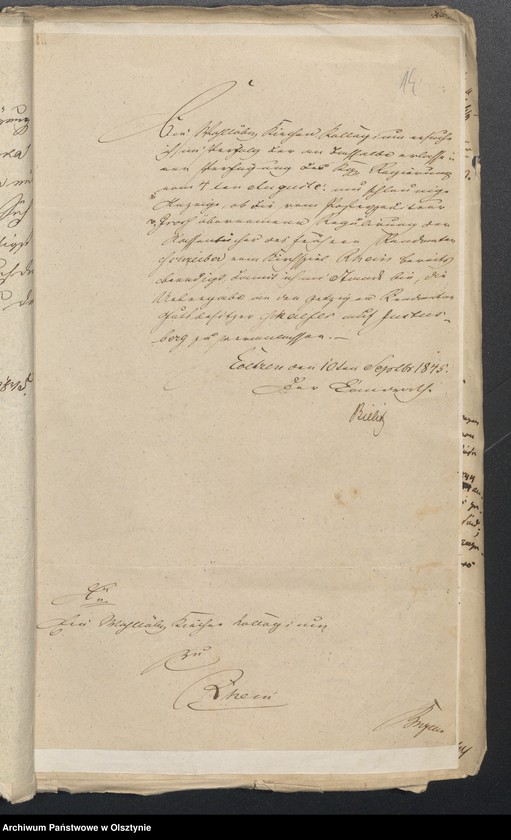 image.from.unit.number "Kirchliche Angelegenheien E. Cassen und Rechnungwesen Notaten Beantwortung"
