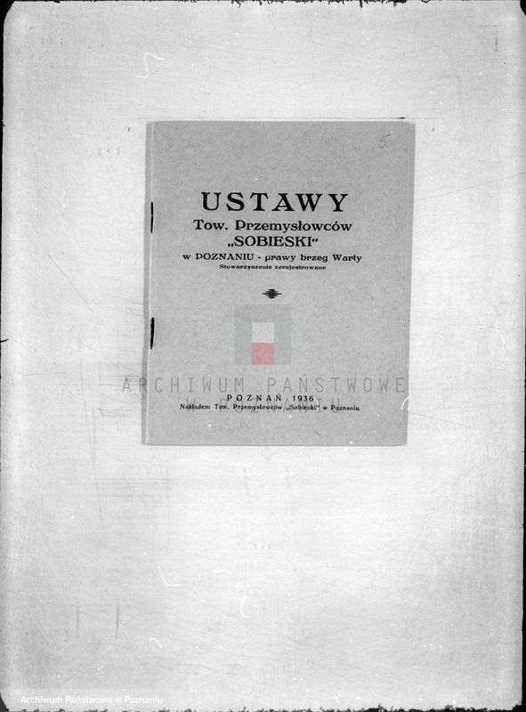 Obraz 9 z jednostki "/Towarzystwo Przemysłowe,,Sobieski" Poznań/"
