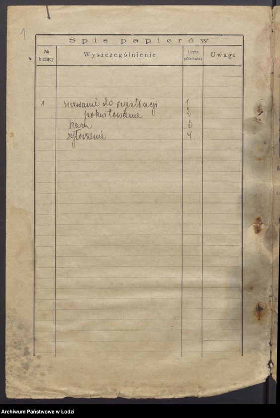 Obraz 3 z jednostki "Aron Warhaft - sprzedaż towarów manufakturowych i przędzy"