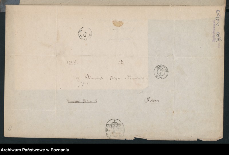 Obraz 15 z jednostki "A. betr. den polnischen Flüchtling Michael von Zakrzewski"