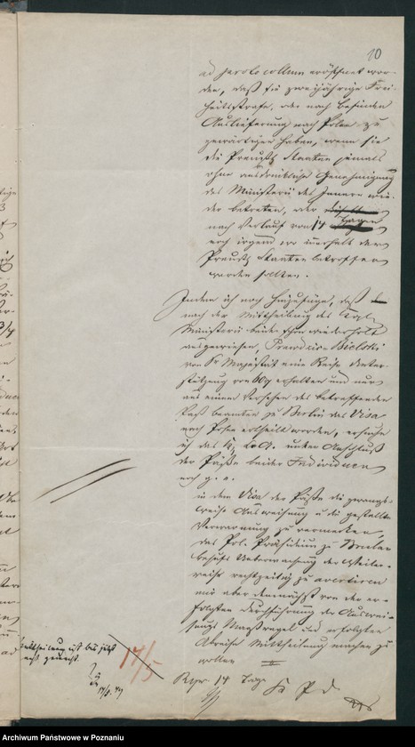 Obraz 15 z jednostki "A. betr. die polnischen Emigranten Alexander von Wężyk und Anton Prawdzic de Bielski"