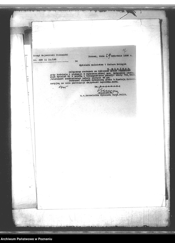 image.from.unit.number "Majętność Dąbrówka Nowa ciężary na rzecz parafii rzymsko-katolickiej"