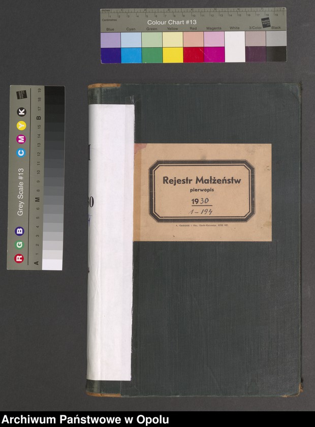 Obraz 2 z jednostki "[Rejestr Małżeństw] 1930 tom I Nr 1-194"
