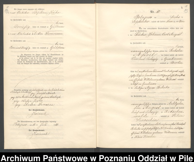 Obraz 12 z jednostki "Księga małżeństw"
