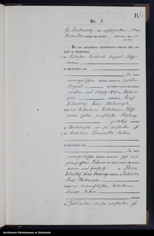 image.from.unit.number "Heiraths-Neben-Register Nr 1 - 8"