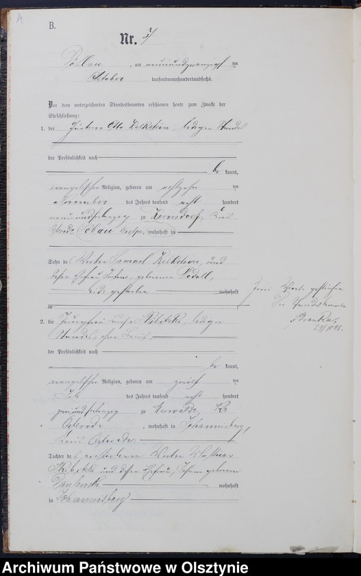 image.from.unit.number "Heiraths-Neben-Register Nr 1 - 9"