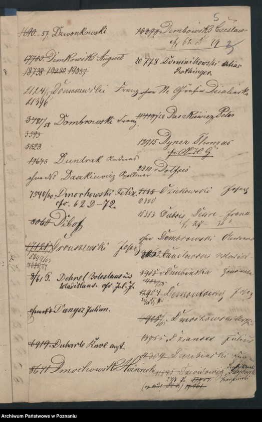 Obraz 8 z jednostki "A. betr. den Auskunft über Ausländer Lit. D"