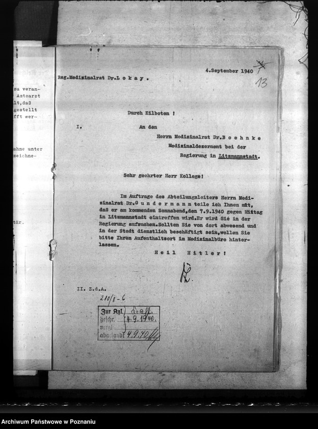 Obraz 17 z jednostki "Sprawozdania ze stanu zdrowotności w Kraju Warty, zwłaszcza w rejencji łódzkiej"