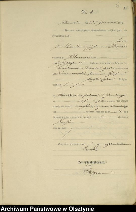 image.from.unit.number "Geburts-Haupt-Register Nr 1 - 309"
