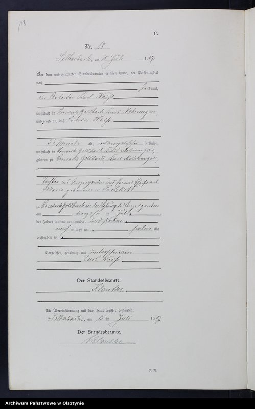 image.from.unit.number "Sterbe-Neben-Register Nr 1 - 33"