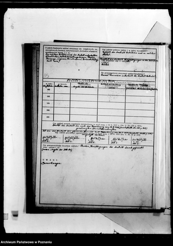 Obraz 19 z jednostki "/Zakłady opiekuńcze, kartoteka/"