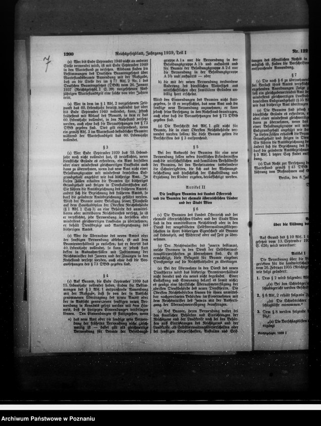 Obraz 11 z jednostki "Zarządzenia w sprawie zorganizowania administracji w tak zwanym Kraju Warty"