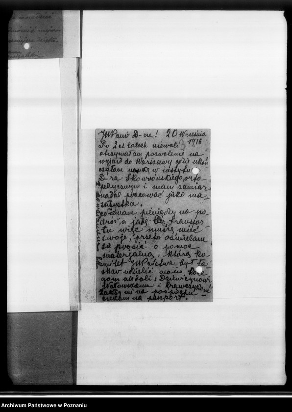 Obraz 8 z jednostki "Korespondencja różna o pomoc materialną."