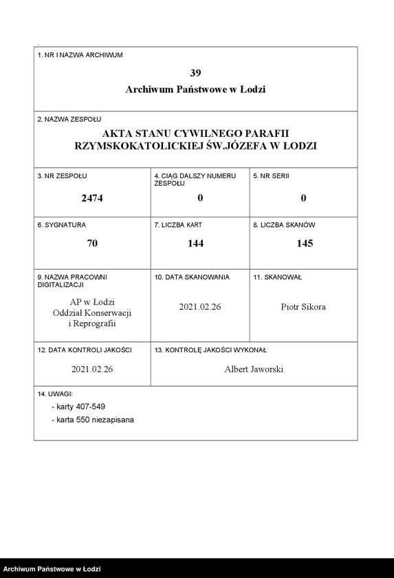 Obraz 1 z jednostki "Akta zgonów"