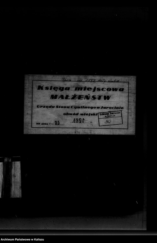 Obraz 2 z jednostki "[Księga małżeństw]"