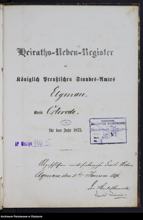 image.from.unit.number "Heiraths-Neben-Register Nr 1 - 17"