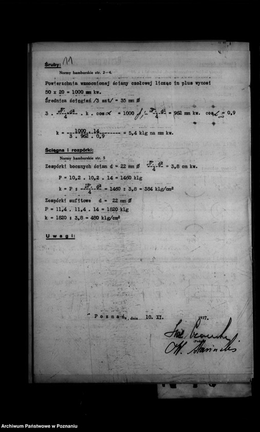 Obraz 16 z jednostki "Z. Niegolewski Chlewiska powiat szamotulski gospodarstwo rolne Z. Niegolewskiego nr woj. kotła 6845-"