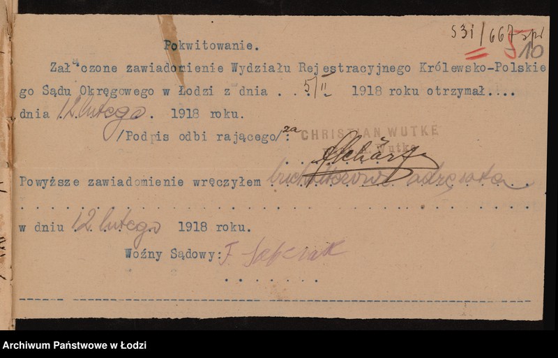 Obraz 12 z jednostki "Christian Wutke - magazyn wyrbów męskich i skład sukna"