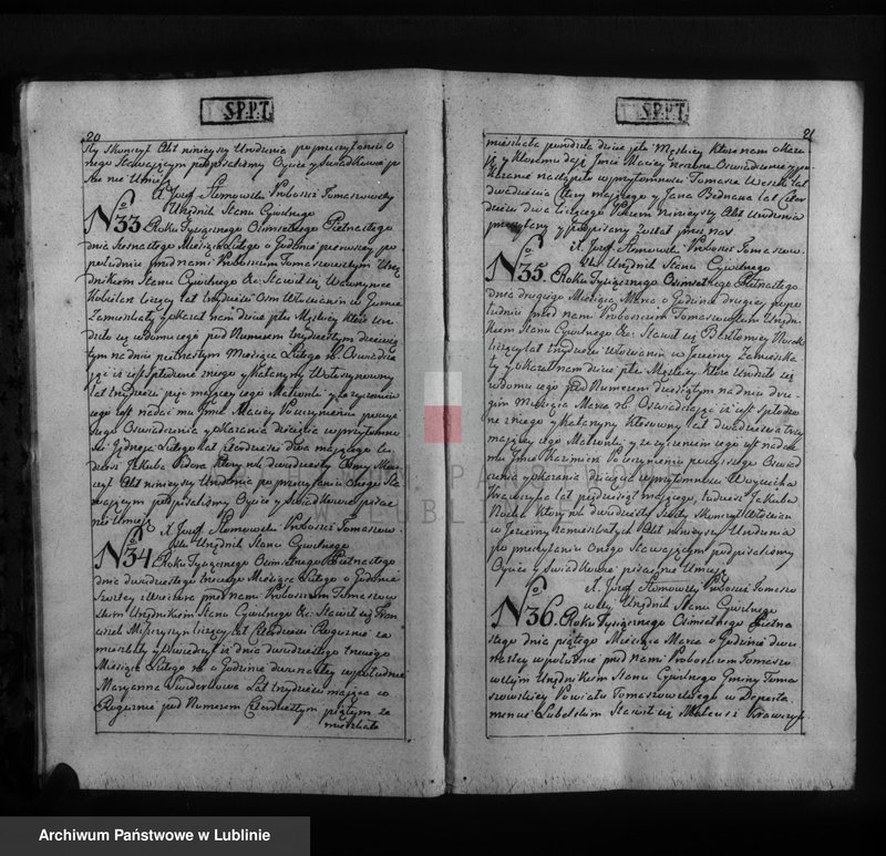image.from.unit.number "Księga urodzeń, zapowiedzi, małżeństw i zgonów"