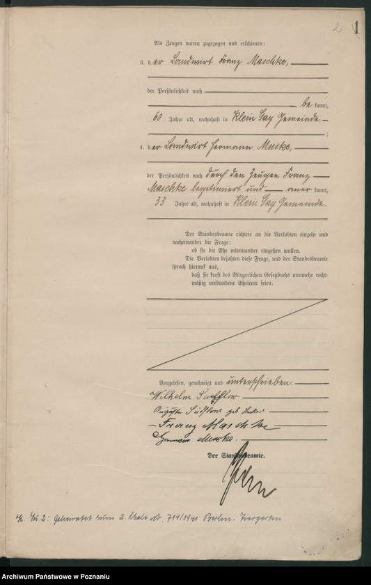 Obraz 5 z jednostki "Heirats-Haupt-Register"