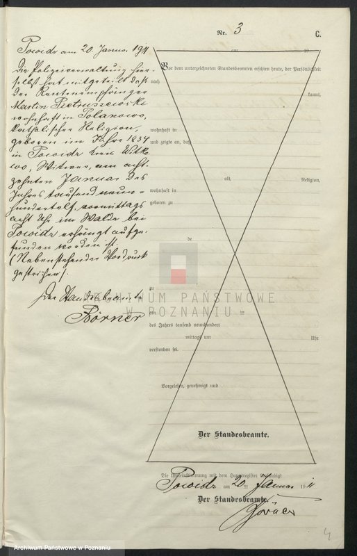 Obraz 7 z jednostki "Sterbe-Nebenregister"