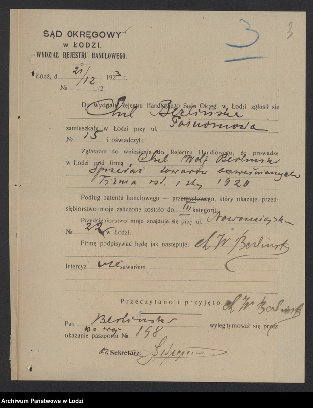 Obraz 5 z jednostki "Chil Wolf Berliński – sprzedaż towarów bawełnianych"