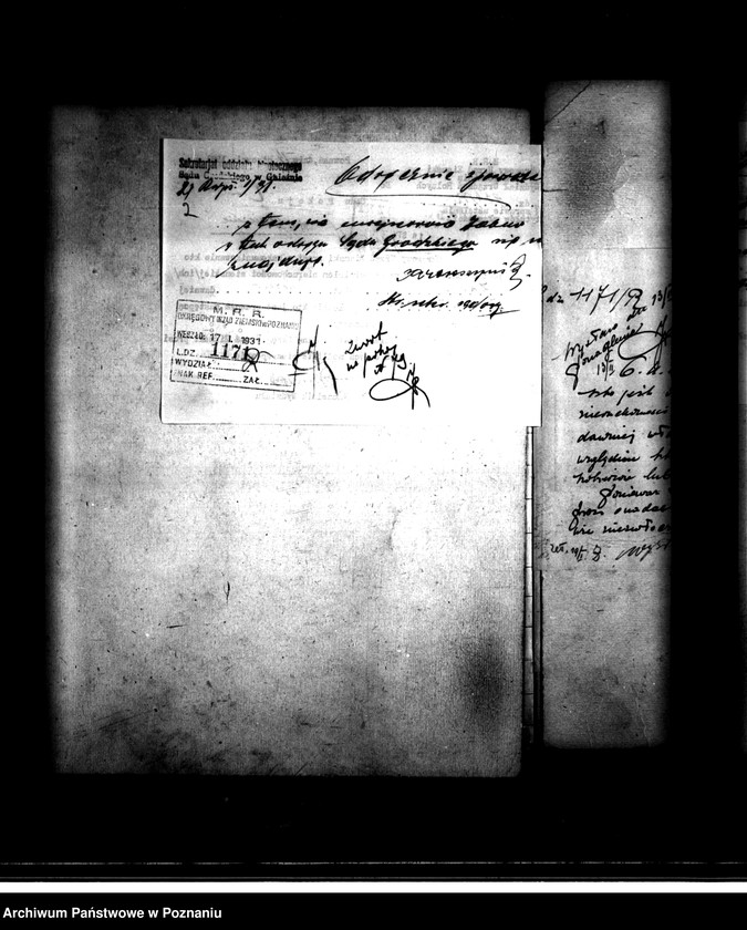 image.from.unit.number "Majątek Żabno powiatu mogileńskiego wyłączenie z art. 4 i 5 ustawy o wykonaniu reformy rolnej Aniela Dębska"