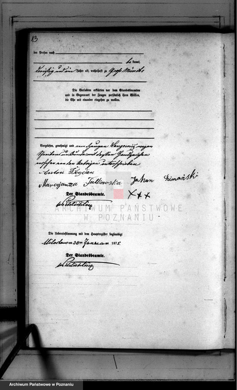 Obraz 13 z jednostki "Księga małżeństw"