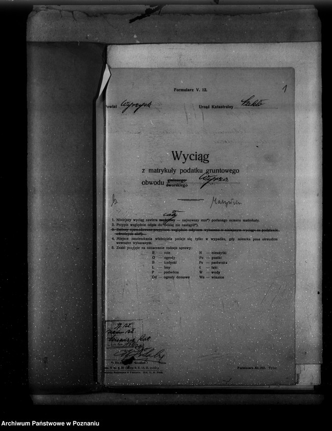 Obraz 5 z jednostki "Zestawienie parcel katastralnych i powierzchni nowego pomiaru"